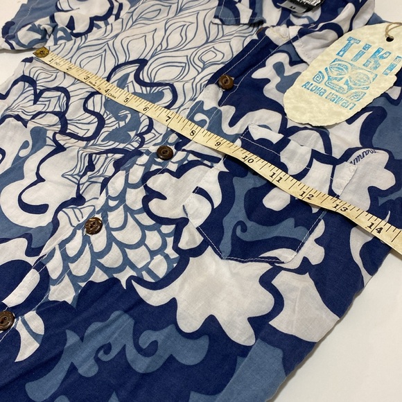 Manuheali’i Boys 6-7 Collared Short Sleeve Button Down Hawaiian Aloha Shirt - Picture 3 of 8